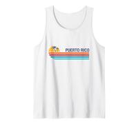 Puerto Rico Colorful Landscape Tank Top