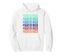 Puerto Rico Colorful Pullover Hoodie