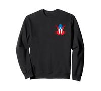 Puerto Rico Coquí Frog Flag Pocket Style Cultural Design Sweatshirt