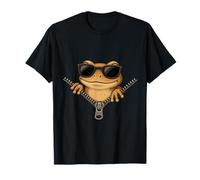 Puerto Rico Coqui Frog Sunglasses Proud Taino Yo Soy Boricua T-Shirt