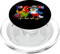 Puerto Rico Cuba Flag Puerto Rican Roots Cuban Heritage PopSockets PopGrip for MagSafe