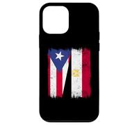 Puerto Rico Egypt Half Flag Puerto Rican Egyptian Heritage Case for iPhone 12 mini