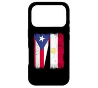 Puerto Rico Egypt Half Flag Puerto Rican Egyptian Heritage Case for iPhone 17 Pro