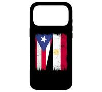 Puerto Rico Egypt Half Flag Puerto Rican Egyptian Heritage Case for iPhone 17 Pro Max