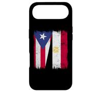 Puerto Rico Egypt Half Flag Puerto Rican Egyptian Heritage Case for iPhone Air