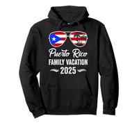 Puerto Rico Family Vacation 2025 Beach Summer Trip Glasses Pullover Hoodie