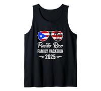 Puerto Rico Family Vacation 2025 Beach Summer Trip Glasses Tank Top