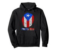Puerto Rico Fingerprint Flag Boricua Pride Identity Pullover Hoodie