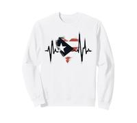 Puerto Rico Flag Heartbeat - Patriotic Homeland Lover Sweatshirt