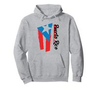 Puerto Rico Flag Hispanic Heritage Month Boricua Rican Retro Pullover Hoodie