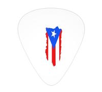 Puerto Rico Flag Map Guitar Picks Plectrums For Guitar Bass 12 Pack
