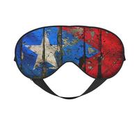 Puerto Rico Flag Print Eye Mask, Soft and Breathable, Suitable for Nap, Travel, and Night Sleep