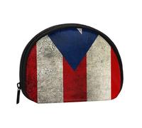 Puerto Rico Flag Prints Coin Purse for Women Cute Small Change Wallet Mini Coin Purses Pouch with Zipper