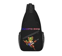 Puerto Rico Flag Sling Bag Casual Crossbody Puerto Rico Shoulder Bag Cute Backpack Chest Daypack