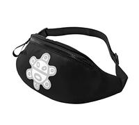 Puerto Rico Flag Sun Tribal Sol Taino Waist Bag Men's and Women's Adjustable Travel Chest Pack Outdoor Running Waist Bag