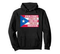 Puerto Rico Flag Taino Coqui Proud Jibaro Yo Soy Boricua Pullover Hoodie