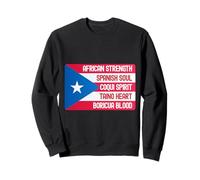 Puerto Rico Flag Taino Coqui Proud Jibaro Yo Soy Boricua Sweatshirt