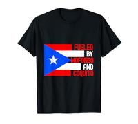 Puerto Rico Flag Taino Mofongo Coquito Yo Soy Boricua T-Shirt