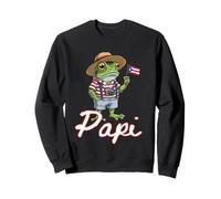 Puerto Rico Flag Taino Papi Coqui Frog Proud Yo Soy Boricua Sweatshirt