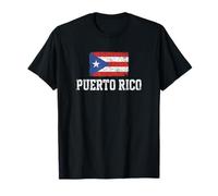Puerto Rico Flag Vintage Grunge Boricua Roots T-Shirt