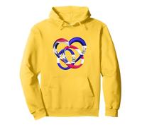 Puerto Rico Flag Wedding Anniversary Engagement El Salvador Pullover Hoodie