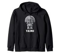 Puerto Rico Goddess Atabey Boricua Taino Puerto Rican Pride Zip Hoodie