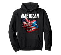 Puerto Rico Hispanic Pride Design Pullover Hoodie