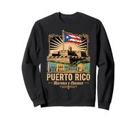 Puerto Rico Historia Y Orgullo Flag Sweatshirt