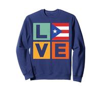 Puerto Rico Love - Country Flag Love Puerto Rico Sweatshirt