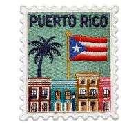 Puerto Rico Patches for Backpacks 3 Inches - Travel Gift Patch for DIY Applique Accessories, Hat, Jackets, Trucker Hats - Travel Lovers Funny Patches Iron On or Sew On