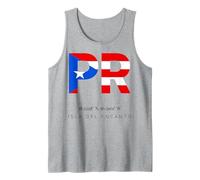 Puerto Rico PR Flag Isla del Encanto Heritage Month Tank Top