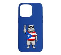 Puerto Rico Pride Boricua Flag Latino Heritage Capital Case for iPhone 15 Pro Max