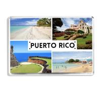 Puerto Rico - Souvenir Tourist Fridge Magnet - Novelty Keepsake Gift