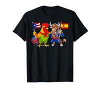 Puerto Rico Spain Flag Puerto Rican Roots Spanish Heritage T-Shirt