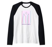 Puerto Rico Star Emblem, Boricua Flag Style Raglan Baseball Tee