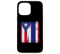 Puerto Rico Thailand Half Flag Puerto Rican Thai Roots Case for iPhone 13 Pro Max