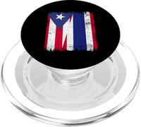 Puerto Rico Thailand Half Flag Puerto Rican Thai Roots PopSockets PopGrip for MagSafe