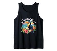 Puerto Rico Toucan Beach Sunset Vacation Design Tank Top