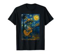 Puerto Rico Van Gogh Taino Coqui Proud Jibaro Yo Soy Boricua T-Shirt