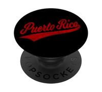 PUERTO RICO VARSITY SCRIPT CLASSIC SPORTS JERSEY STYLE PopSockets Adhesive PopGrip