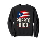 Puerto Rico Vintage Boricua Flag Pride Artwork Sweatshirt