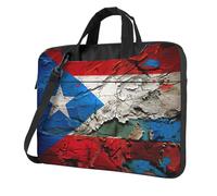 Puerto Rico Wallpaper Flag Print Ultra-Thin Portable Laptop Bag Briefcase Working Business Casual Shoulder Bags