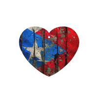Puerto Rico Wallpaper Flag Printing 10 Pieces Air Freshener Cards,Car Scented Hanging Air Freshener Fragrant Sheets For Car Use