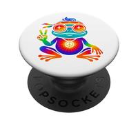 Puerto Rico's Adorable Coqui Frog Lovers Design PopSockets Adhesive PopGrip