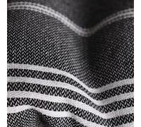 PÜSKÜL - Bulk Turkish Towels Pack of 10 for Beach Hammam Spa Pool, 100% Cotton, 100X180 cm (Black)