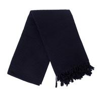 PÜSKÜL Waffle Towels for Pool, Beach, Spa, Sauna, Gym - Original 100% Turkish Cotton Peshtemal Hammam Towels (Black, 1)