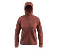 Salewa Puez Rocca Polarlite Hoodie Fleece Red L Women