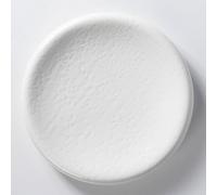 PUFAHAU Dinner Plates Creative Chinese Bit On The Cold Dishes Dim Sum Plate Solid Color White Concave Ceramic Round Plate Personalized Western Soup Plate Plate Dish Party Supplies(B-10.5inch)