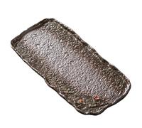 PUFAHAU Tea Tray Ceramic Dry Infusion Tray Rectangular Kung Fu Tea Set Office Tea Cup Tray Living Room Storage Tray Tea Trays For Serving