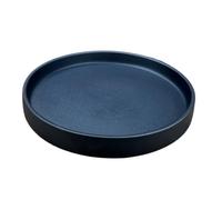 PUFAHAU Tea Tray Ceramic Round Small Tea Tray Household Kung Fu Tea Set Chinese Simple Office Tray Kitchen Storage Tray Tea Trays For Serving,A